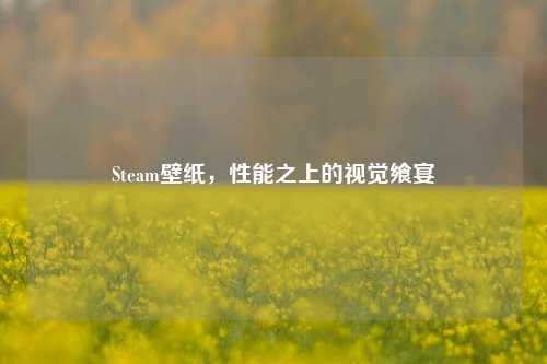Steam壁纸,性能之上的视觉飨宴