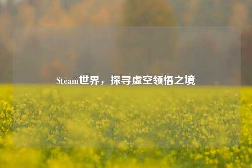 Steam世界,探寻虚空领悟之境