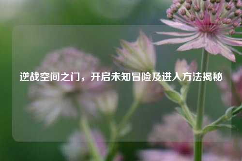 逆战空间之门,开启未知冒险及进入方法揭秘