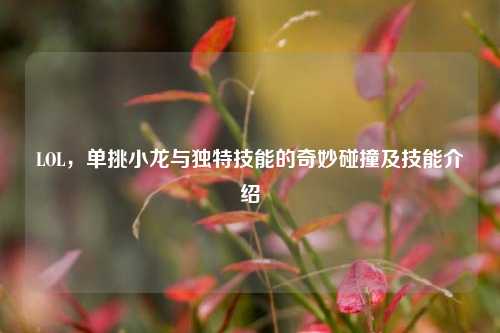 LOL，单挑小龙与独特技能的奇妙碰撞及技能介绍