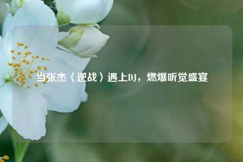 当张杰〈逆战〉遇上DJ，燃爆听觉盛宴
