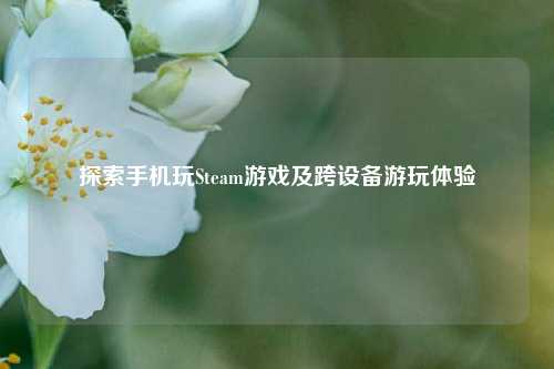 探索手机玩Steam游戏及跨设备游玩体验