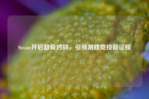 Steam开启超级对战,引领游戏竞技新征程