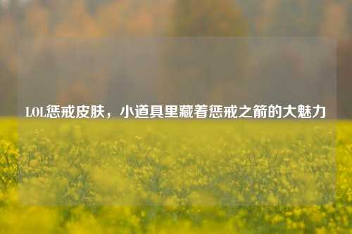 LOL惩戒皮肤，小道具里藏着惩戒之箭的大魅力