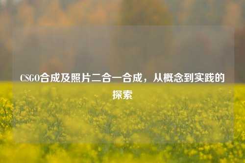 CSGO合成及照片二合一合成,从概念到实践的探索