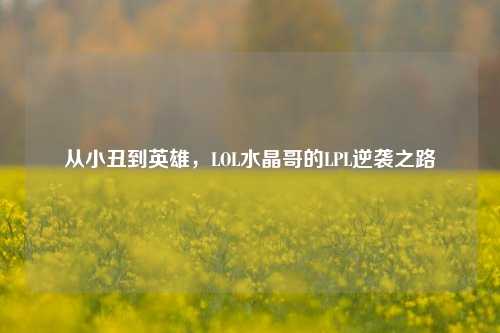 从小丑到英雄,LOL水晶哥的LPL逆袭之路