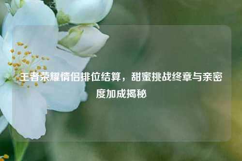 王者荣耀情侣排位结算,甜蜜挑战终章与亲密度加成揭秘