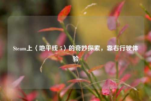 Steam上〈地平线 5〉的奇妙探索,靠右行驶体验