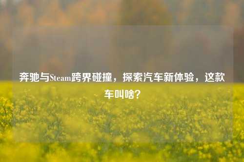 奔驰与Steam跨界碰撞,探索汽车新体验,这款车叫啥?