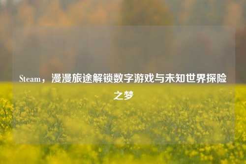 Steam,漫漫旅途解锁数字游戏与未知世界探险之梦